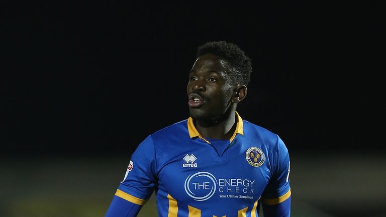 Shrewsbury defender Toto Nsiala