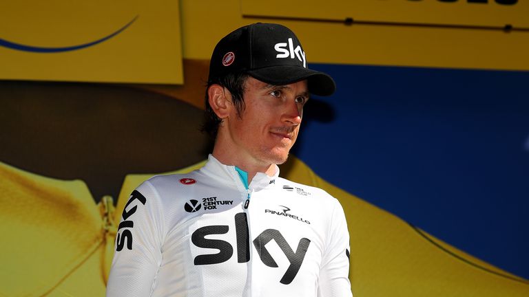 Geraint Thomas during stage four of Le Tour de France 2017 on July 4, 2017 in Vittel, France.