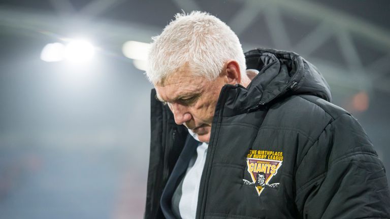 Huddersfield Giants coach RIck Stone