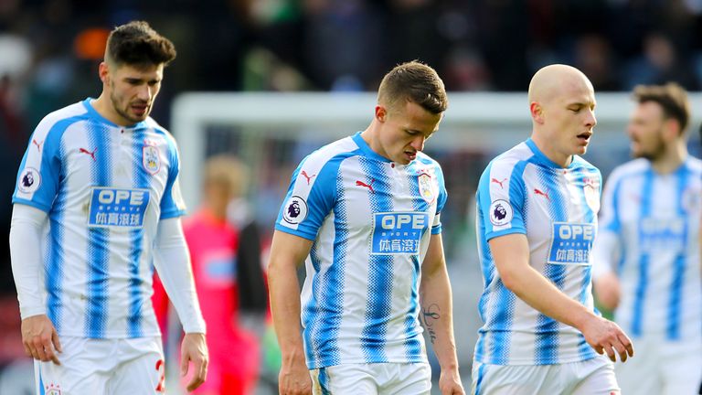 Huddersfield lost to Crystal Palace 2-0 at home