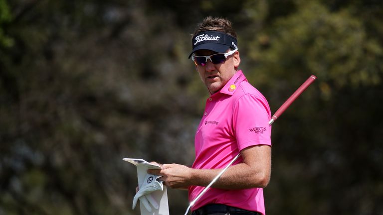 Ian Poulter during the first round of the World Golf Championships-Dell Match Play at Austin Country Club on March 21, 2018 in Austin, Texas.