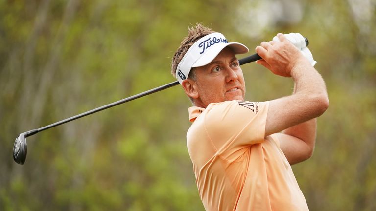 Ian Poulter during the fourth round of the World Golf Championships-Dell Match Play at Austin Country Club on March 24, 2018 in Austin, Texas.