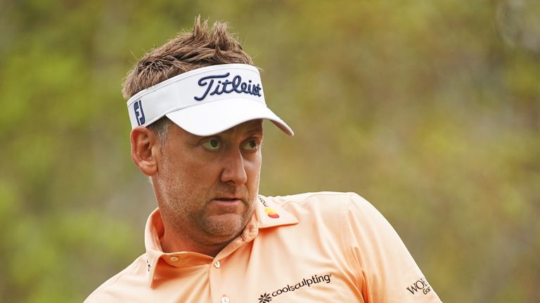 Ian Poulter during the fourth round of the World Golf Championships-Dell Match Play at Austin Country Club on March 24, 2018 in Austin, Texas.