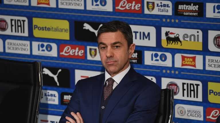 Alessandro Costacurta is leading Italy's search for their next head coach
