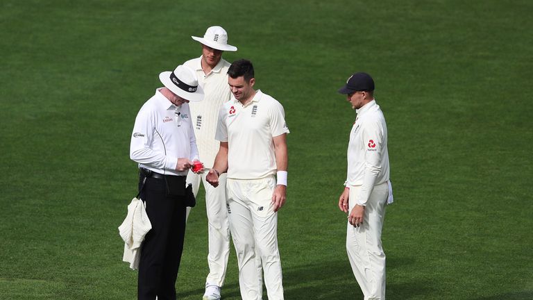 during day two of the First Test match between New Zealand and England at Eden Park on March 23, 2018 in Auckland, New Zealand.