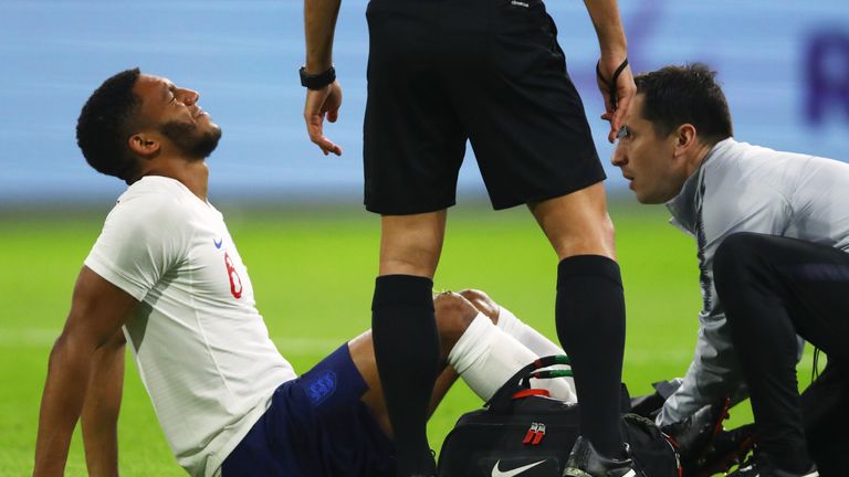 Gomez was injured inside 10 minutes of England's win over the Netherlands
