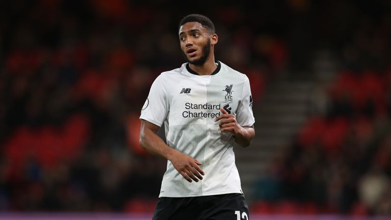 Liverpool defender Joe Gomez 