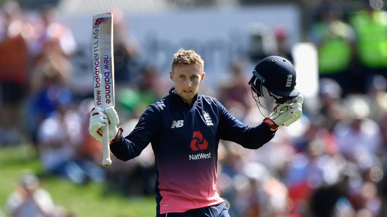 during the 4th ODI between New Zealand and England at University of Otago Oval on March 7, 2018 in Dunedin, New Zealand.