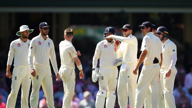 during day three of the Fifth Test match in the 2017/18 Ashes Series between Australia and England at Sydney Cricket Ground on January 6, 2018 in Sydney, Australia.