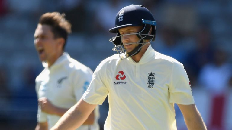 Joe Root wheels away in despair