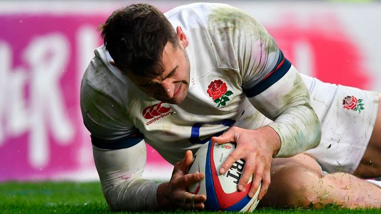 Jonny May went over in the very final minute but it was far too late