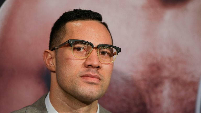 Joseph Parker during a press conference ahead of his world heavyweight title unification boxing bout against Anthony Joshua