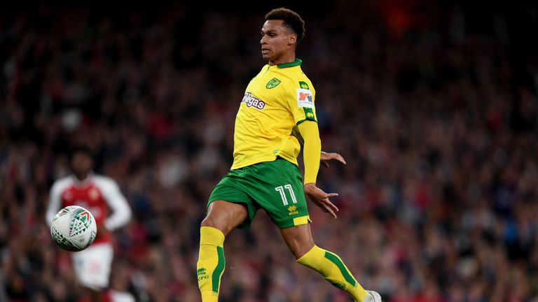  during the Carabao Cup Fourth Round match between Arsenal and Norwich City at Emirates Stadium on October 24, 2017 in London, England.