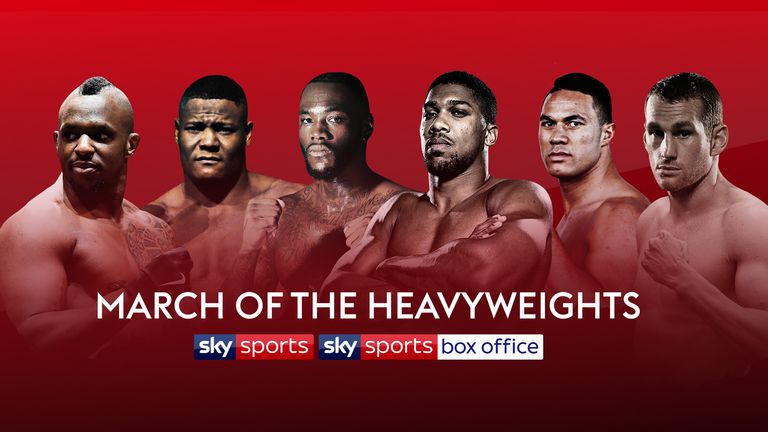 Joshua, Wilder, Parker,, Price, Whyte and Ortiz all star in Sky Sports and Sky Sports Box Office's  March of the Heavyweights.