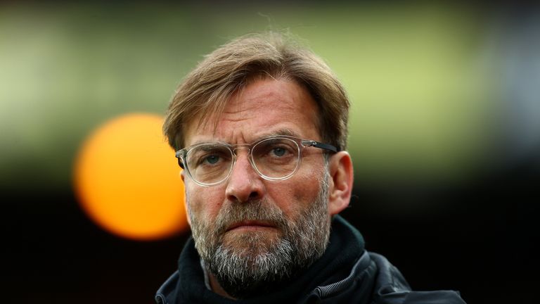 Jurgen Klopp during the Premier League match between Crystal Palace and Liverpool at Selhurst Park on March 31, 2018