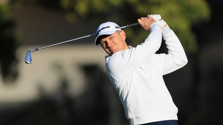 Justin Rose during the first round at the Arnold Palmer Invitational Presented By MasterCard at Bay Hill Club and Lodge on March 15, 2018 in Orlando, Florida.