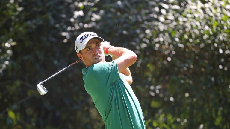 Justin Thomas during the final round of the WGC-Mexico Championship