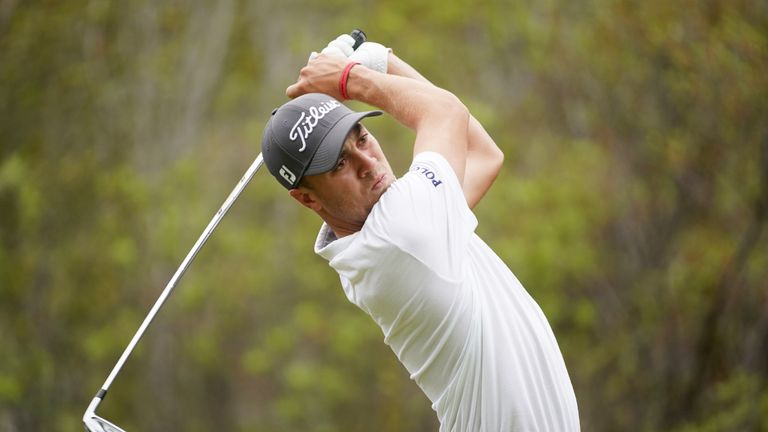 Justin Thomas during the fourth round of the World Golf Championships-Dell Match Play at Austin Country Club on March 24, 2018 in Austin, Texas.