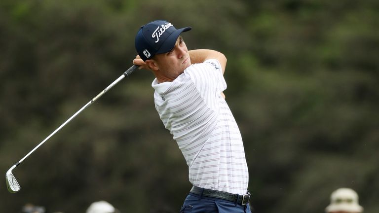 Justin Thomas during the semifinal round of the World Golf Championships-Dell Match Play at Austin Country Club on March 25, 2018 in Austin, Texas.