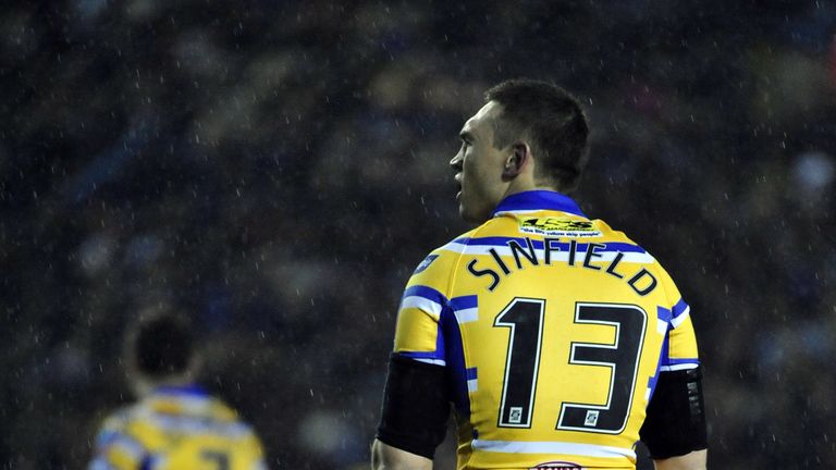 Kevin Sinfield in action for Leeds Rhinos in 2010