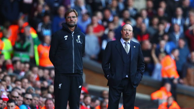 Jurgen Klopp comes face to face with Rafa Benitez this weekend