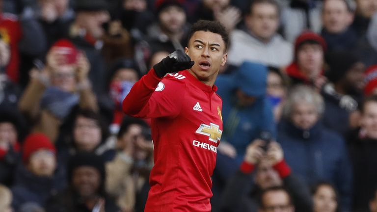 Jesse Lingard helped United knock Brighton out of the Cup