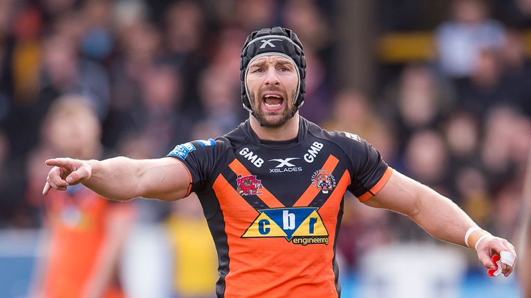 Picture by Allan McKenzie/SWpix.com - 11/03/2018 - Rugby League - Betfred Super League - Castleford Tigers v Salford Red Devils - the Mend A Hose Jungle, Castleford, England - Castleford's Luke Gale.