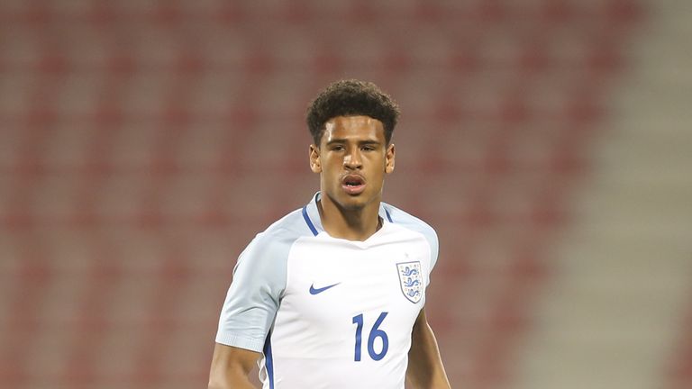 Marcus McGuane has played twice for England's under-19s, having switched from Republic of Ireland at U17 level