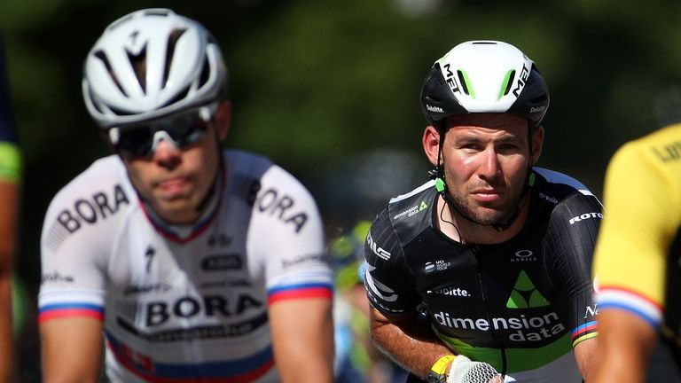 Mark Cavendish during stage four of the 2017 Le Tour de France