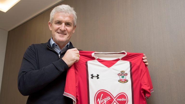 Mark Hughes will take charge of Southampton until the end of the season