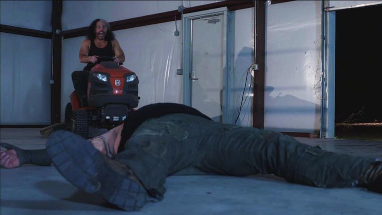 Matt Hardy attempted to use a mower of lawns on Bray Wyatt in the Ultimate Deletion match last week