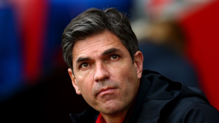 Southampton manager Mauricio Pellegrino prior to the Premier League match between Southampton and Stoke City at St Mary's Stadium on March 3, 2018