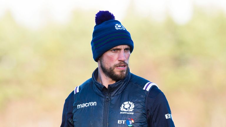 29/01/18.. SCOTLAND TRAINING.. THE ORIAM - EDINBURGH.. Scotland assistant coach Mike Blair.