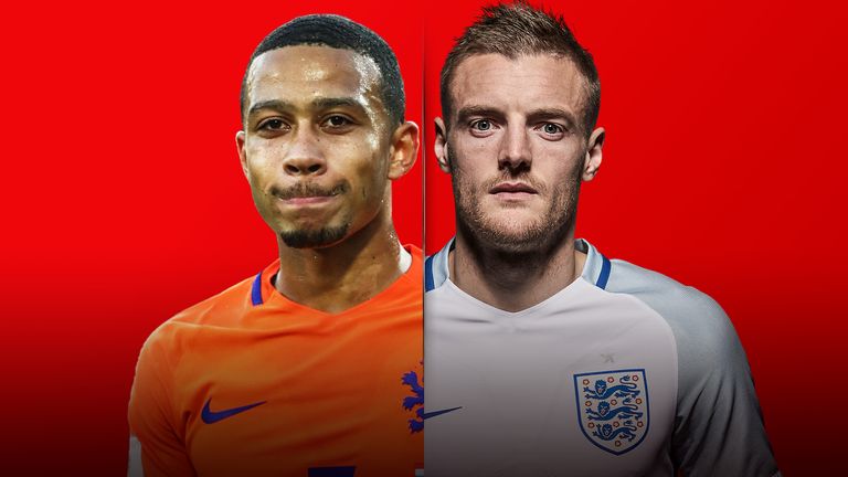 The Netherlands host England in an international friendly on Friday