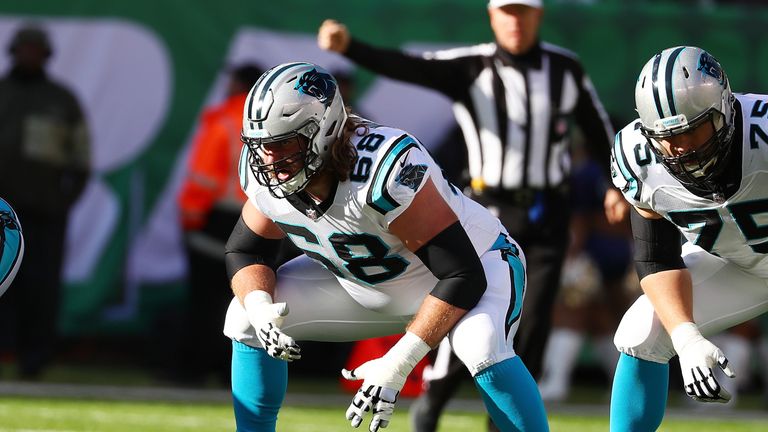 Andrew Norwell spent the past four seasons with the Carolina Panthers