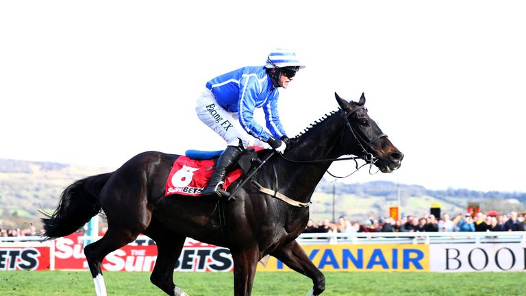 Penhill ridden by Paul Townend on their way to victory in the Sun Bets Stayers Hurdle at Cheltenham Festival