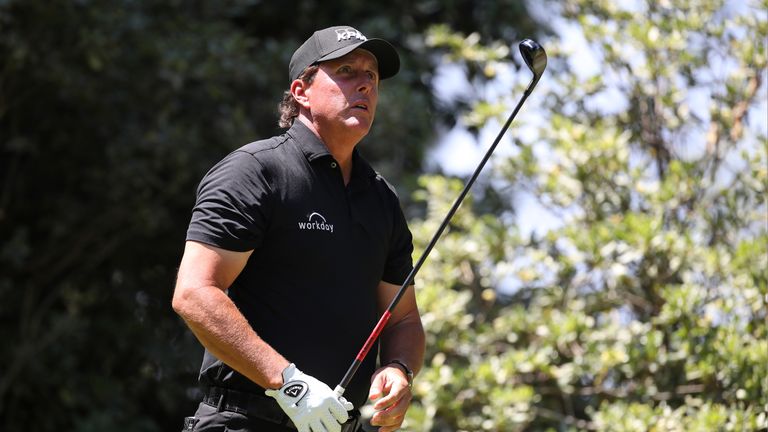 Phil Mickelson during the final round of the WGC-Mexico Championship