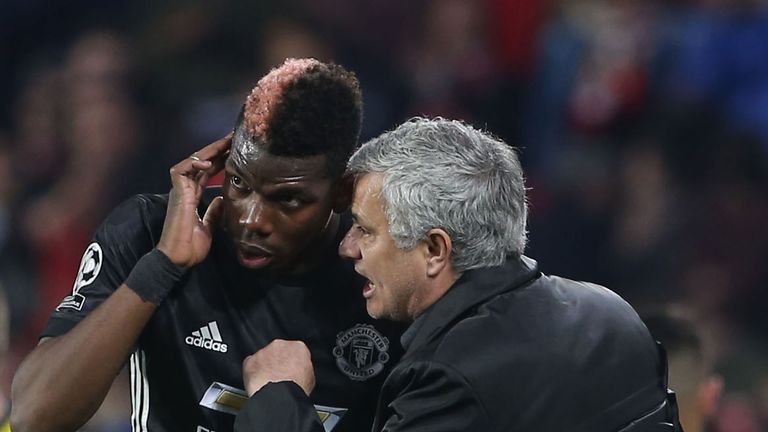 Jose Mourinho Paul Pogba