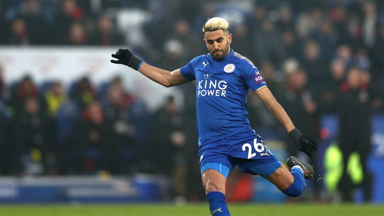 Riyad Mahrez scored a sublime free-kick to salvage a point for Leicester against Bournemouth