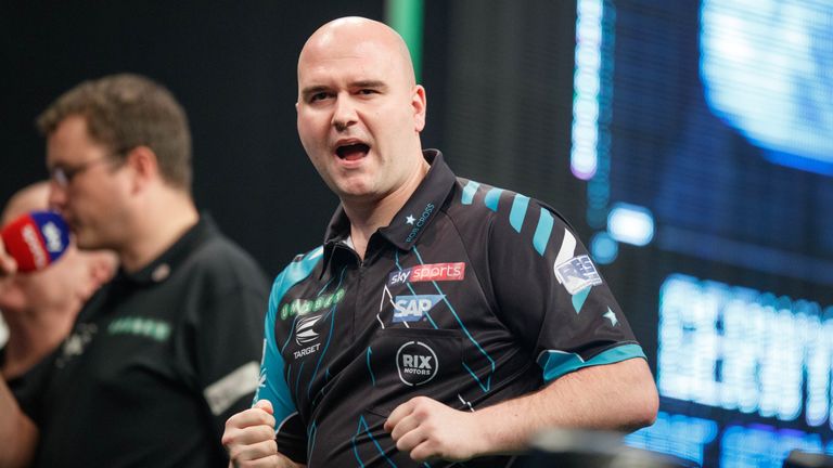 The Unibet Premier League at The SSE Hydro in Glasgow from the game between Rob Cross and Gerwyn Price