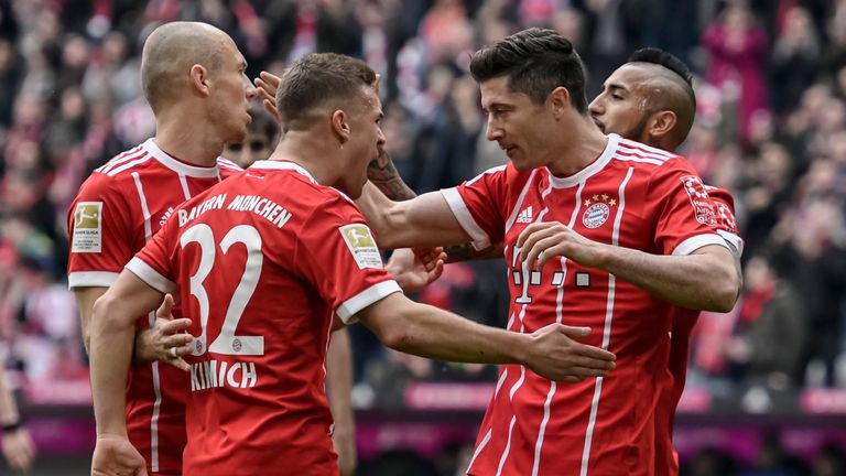 Bayern Munich win tenth straight Bundesliga title after Champions