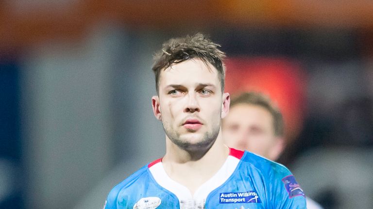 Toronto's Gareth O'Brien, pictured in action for Salford Red Devils