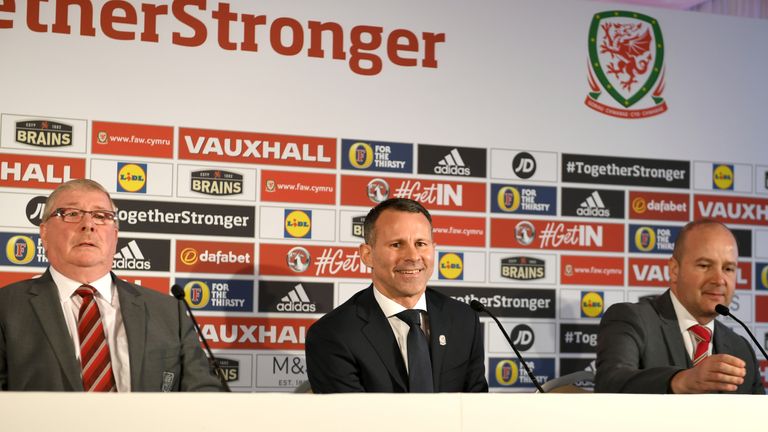 Ryan Giggs at Wales presser for China Cup squad announcement