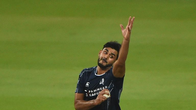 x during the Desert T20 Challenge match between Netherlands and Scotland at Sheikh Zayed Cricket Stadium on January 17, 2017 in Abu Dhabi, United Arab Emirates.