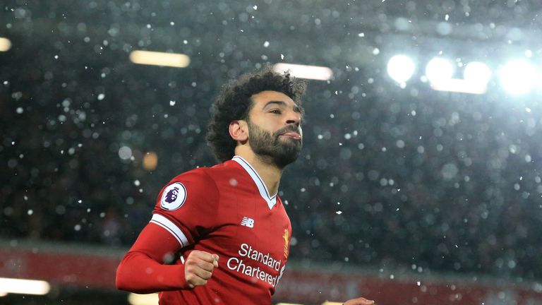 Mo Salah scored four goals against Watford on Saturday