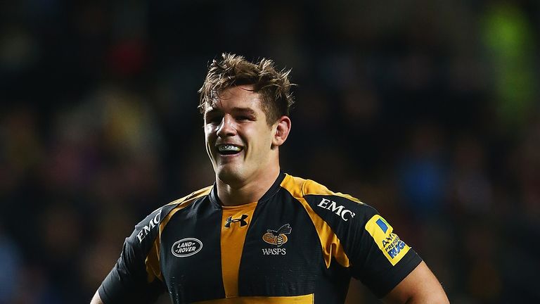 Sam Jones in action for Wasps