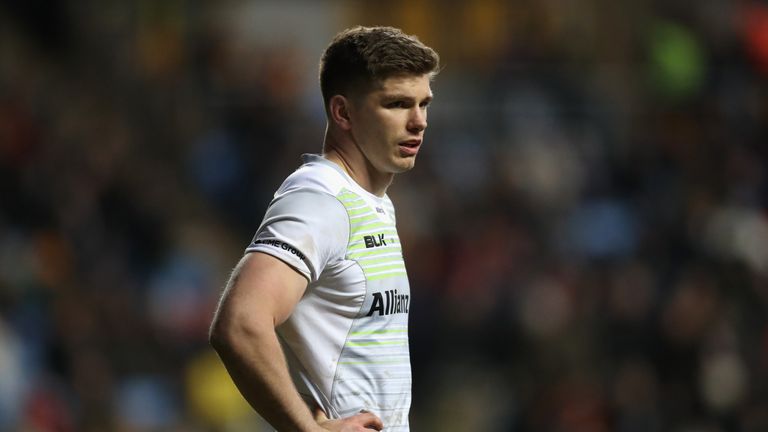 Saracens fly-half Owen Farrell