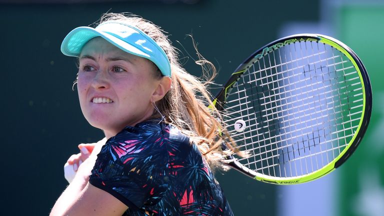 during the BNP Paribas Open at the Indian Wells Tennis Garden on March 12, 2018 in Indian Wells, California.