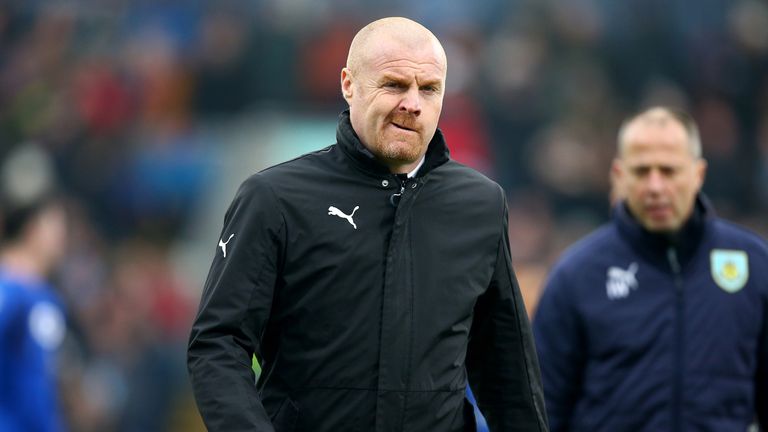 Burnley manager Sean Dyche prior to kick-off at Turf Moor on March 3, 2018