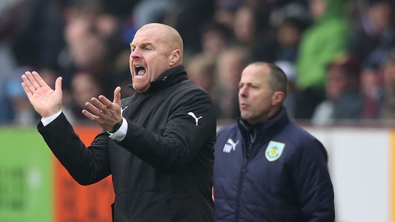 during the Premier League match between Burnley and Everton at Turf Moor on March 3, 2018 in Burnley, England.